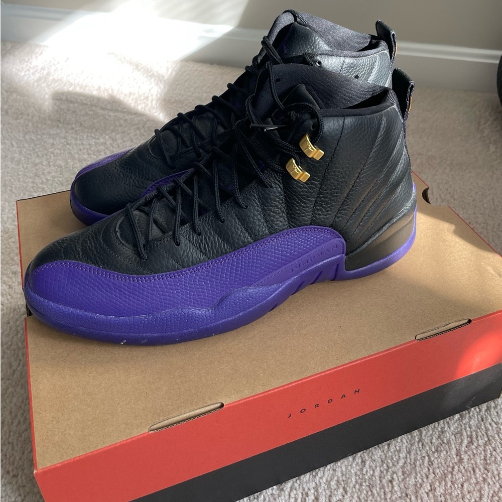 Mens Air Jordan Retro 12 'Field Purple', Size 13